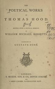 Cover of: The poetical works of Thomas Hood by Thomas Hood