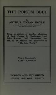Cover of: The poison belt | Arthur Conan Doyle