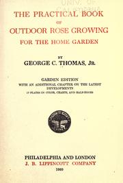 Cover of: practical book of outdoor rose growing for the home garden