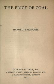Cover of: The price of coal by Harold Brighouse