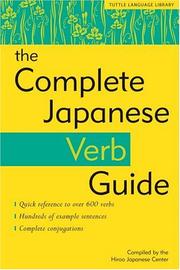 Cover of: The Complete Japanese Verb Guide