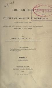 Cover of: Proserpina by John Ruskin