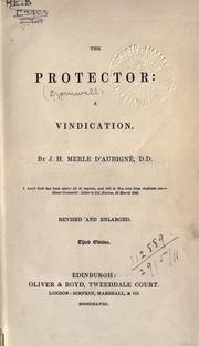 Cover of: Protector: a vindication.