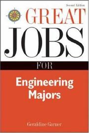 Cover of: Great jobs for engineering majors by Geraldine O. Garner