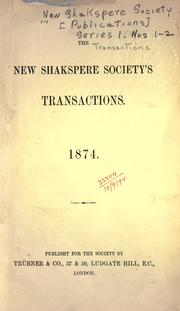 Cover of: [Publications]