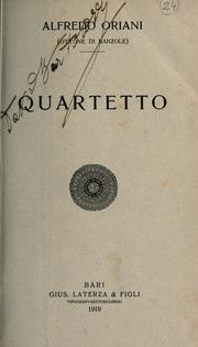 Cover of: Quartetto