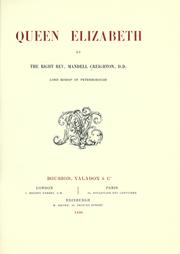 Queen Elizabeth by Mandell Creighton