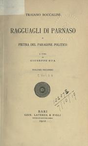 Cover of: Ragguagli di Parnaso e Pietra del Paragone politico
