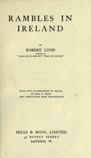 Cover of: Rambles in Ireland by Robert Lynd