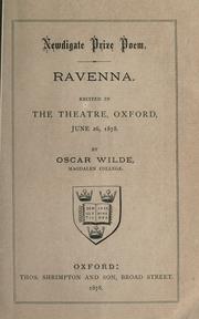 Cover of: Ravenna by Oscar Wilde