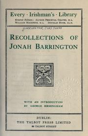 Cover of: Recollections.