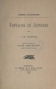 Refrains de jeunesse by J. W. Poitras