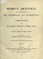 Cover of: Reliquiae aquitanicae by Édouard Lartet