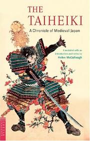 Cover of: The Taiheiki by Helen McCullough
