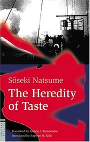 Cover of: The heredity of taste