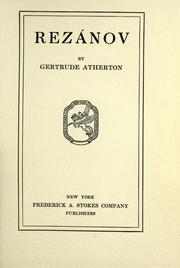 Cover of: Rezánov by Gertrude Atherton
