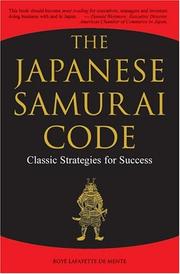 Cover of: The Japanese Samurai Code: Classic Strategies For Success