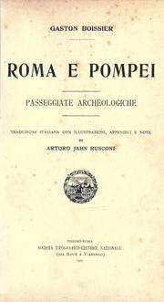 Cover of: Roma e Pompei: passeggiate archeologiche