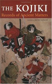 Cover of: The Kojiki: Records of Ancient Matters (Tuttle Classics of Japanese Literature)