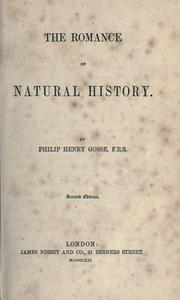 Cover of: The romance of natural history
