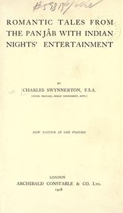 Cover of: Romantic tales from the Panjab with Indian nights' entertainment by Charles Swynnerton