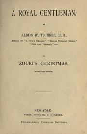 Cover of: A royal gentleman.: 'Zouri's Christmas.
