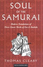 Cover of: Soul of the samurai by [edited] by Thomas Cleary.