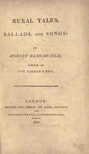 Cover of: Rural tales, ballads, and songs