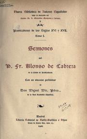 Sermones by Alonso de Cabrera