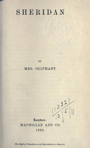 Cover of: Sheridan. by Margaret Oliphant