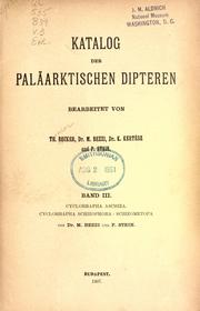 Cover of: Katalog der Paläarktischen dipteren by Mario Bezzi
