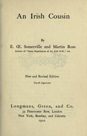 Cover of: An Irish cousin. by E. OE. Somerville