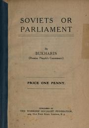 Cover of: Soviets or parliament.