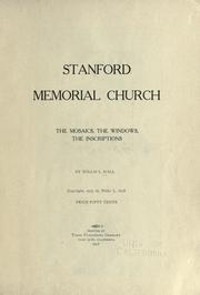 Cover of: Stanford memorial church by Willis L. Hall