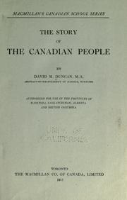 Cover of: The story of the Canadian people