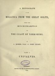 Cover of: Supplementary monograph on the Mollusca from the Stonesfield slate, Great Oolite, Forest Marble, and Cornbrash.