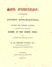 Cover of: Syr Gawayne : a collection of ancient romance-poems | Frederic Madden