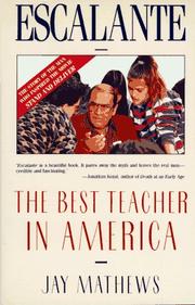 Cover of: Escalante: The Best Teacher in America (An Owl Book)
