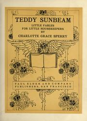 Cover of: Teddy Sunbeam by Charlotte Grace Sperry