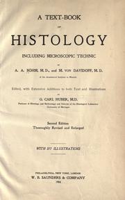 Cover of: text-book of histology | Alexander A. BГ¶hm