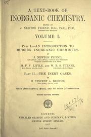 Cover of: A text-book of inorganic chemistry. by J. Newton Friend