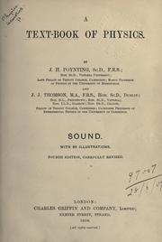 Cover of: A text-book of physics by J. H. Poynting