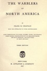 Cover of: The warblers of North America by Frank Michler Chapman