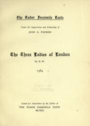 Cover of: The three ladies of London