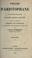 Cover of: Théâtre d'Aristophane, traduction française d'André Charles Brotier, rev. et corrigé, précédée d'une introd. et augm. d'une notice sur chaque pìece par L. Humbert.