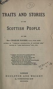 Cover of: Traits and stories of the Scottish people.