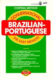 Cover of: Conversational Brazilian-Portuguese by Edwin B. Williams, Marialice Pessoa