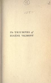 Cover of: The triumphs of Eugène Valmont by Robert Barr