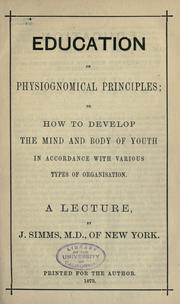 Cover of: Twelve lectures: by Dr. J. Simms.