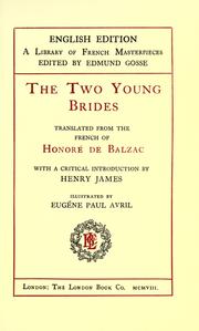 Cover of: The two young brides by Honoré de Balzac